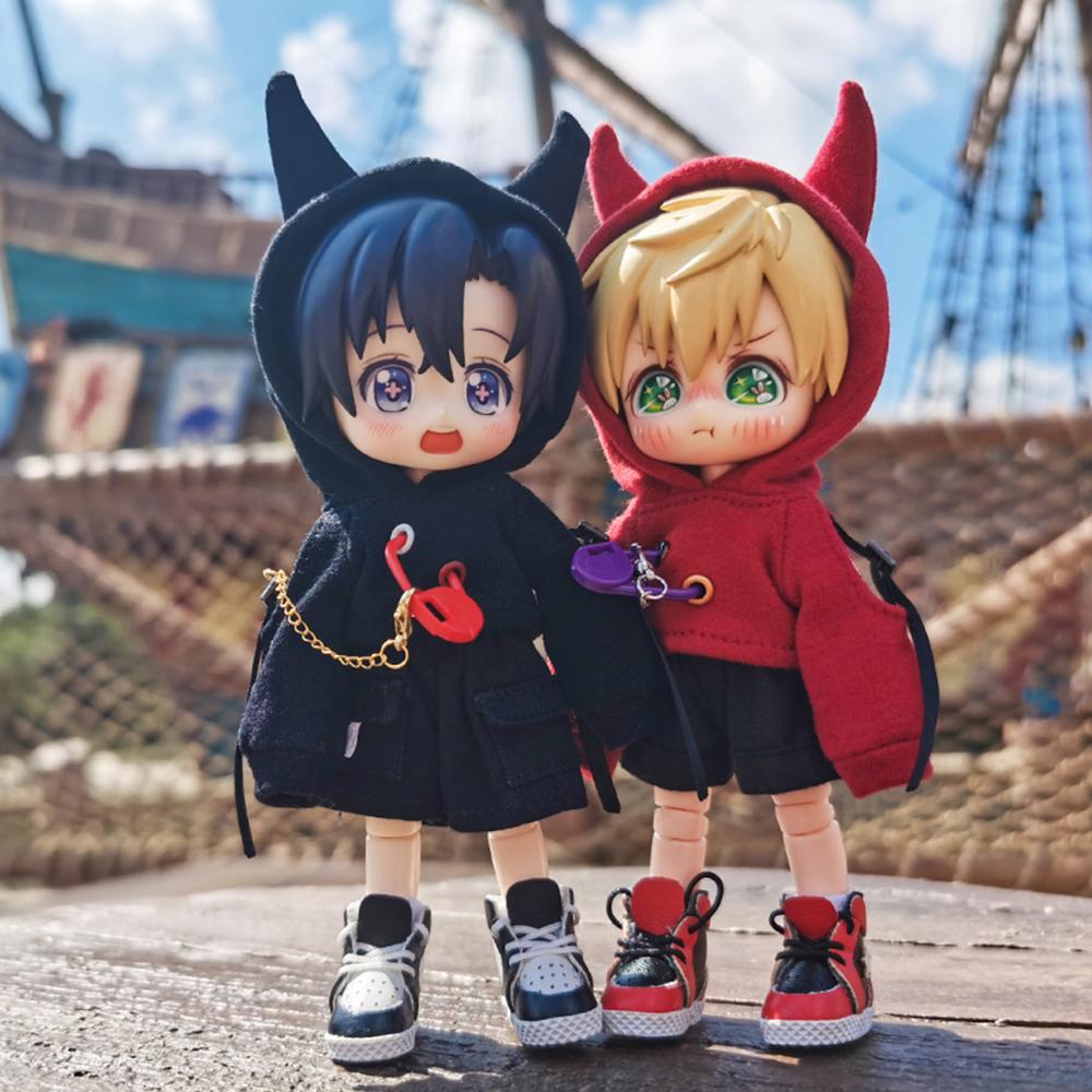 Vestiti Per Bambole BJD OB11 E Body9 | Maglione Multicolor Per Doll 1/12 Scala - Foto 10