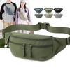 Men's Chest Bag Portable Mobile Phone Crossbody Bag Outdoor Sports Waist Bag