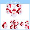 Christmas Dinner Accessories Non-woven Napkin Holder With 3d Santa Claus Design Factory Direct