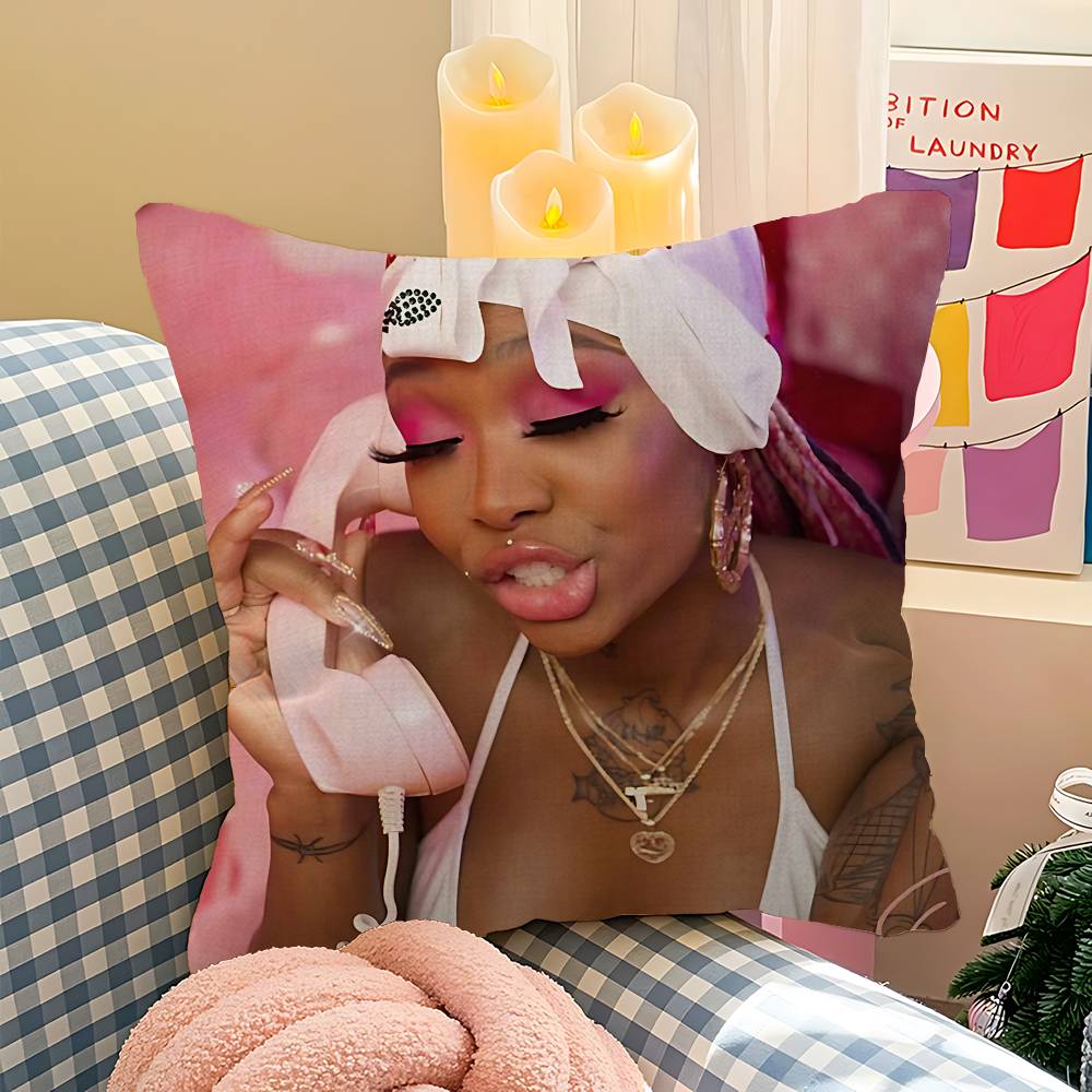 Pop Rap Summer Walker Cushion Cover Pillow Cover Decor Pillowcase Printed Cushion Case For Couch