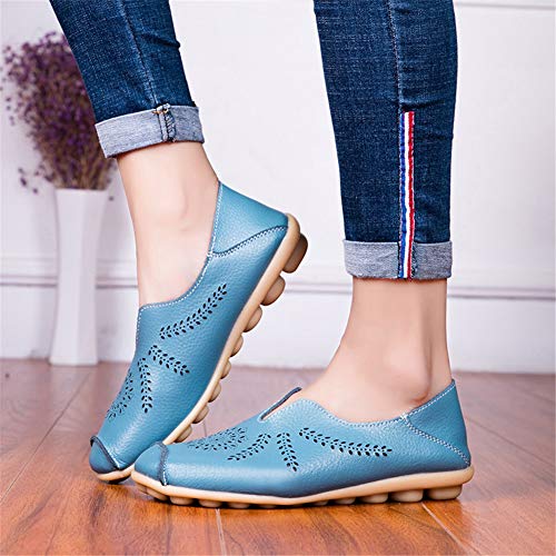 Floralover (Karen) Women's Moccasins, Slip-On Sneakers, Driving Shoes, Flats, Loafers, Nurse Shoes, Pregnant Women's Shoes, Soft, Lightweight, Breatha