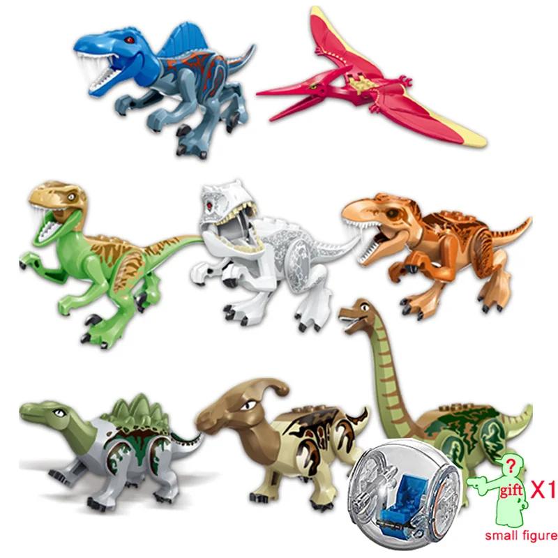 

Світ Юрського періоду Будівельні блоки Фігурки динозаврів Цеглинки З Гіросферою для втечі Тиранозавр Індомінус I-Rex Збірка Дитячі іграшки