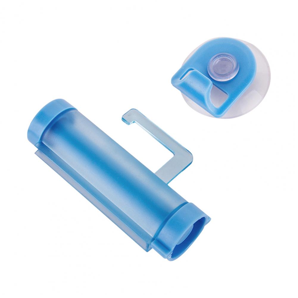 Toothpaste Squeezer with Suction Cup Design Plastic Rolling Squeezer Toothpaste Dispenser Tube Home Toothpaste Squeezers