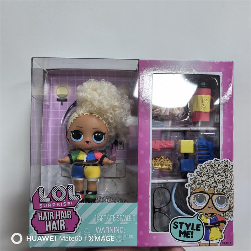 LOL Surprise Hair Makeover Dukke & Mote Ball Sett