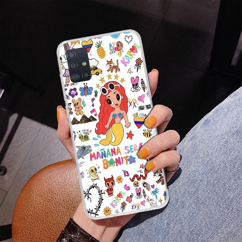 Karolg M-Manana Sera B-Bonito Phone Case For Samsung Galaxy A52 A32 A22 A12 A51 A31 A50S A30S A20S A10S Note 20 Ultra 10 Plus S1