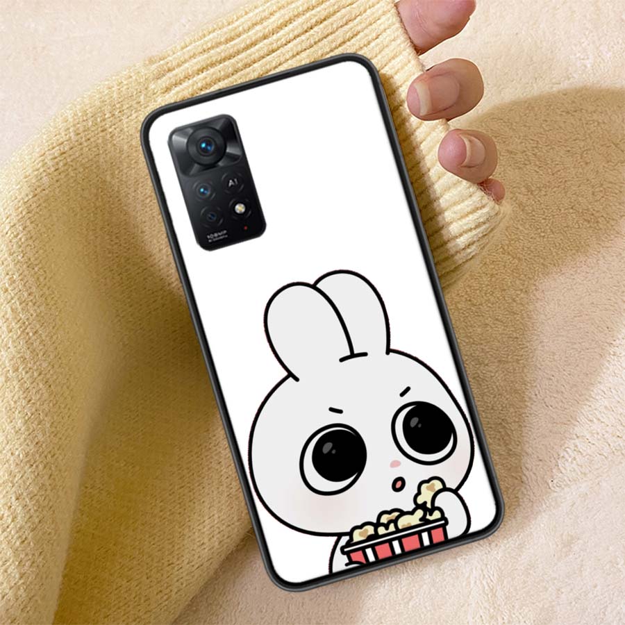 Cute Cartoon K-Kkamang Phone Case For Redmi Note 13 14 15 Pro Plus 12 13C 12C 15C 9 10 10C 9T 9C 9A TPU Soft Cover Clear Cell Ca