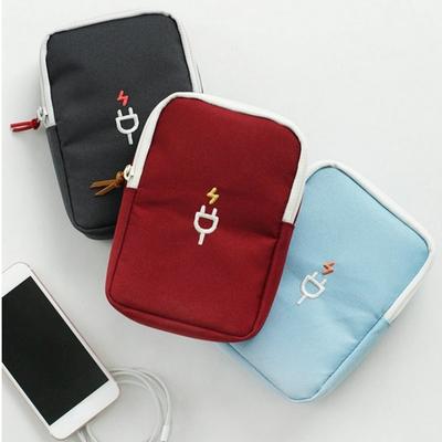 Travel Gadget Bag Digital Charge Data Cable Bag Electronics Accessories Storage Bag Case Pouch for USB Power Bank Organizer