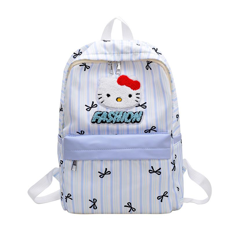 Schoolbag Cartoon Cute Hello Kitty Large Capacity Shoulder Bag Girls 1011 New Student Class Commuter Versatile School Bag