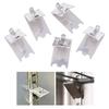 5Pcs 304 Stainless Steel Refrigerator Shelf Support Clamp Commercial Freezer Shelf Clips Bracket Shelves Parts Home Accessories