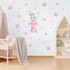 Aquarell Cartoon Hase Wandaufkleber Baby Kinderzimmer Wandtattoos Für Kinderzimmer Wohnzimmer Schlafzimmer Heimdeko Hasenaufkleber PVC