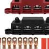 Power Distribution Block with Protective Cover for Vehicles And Boats