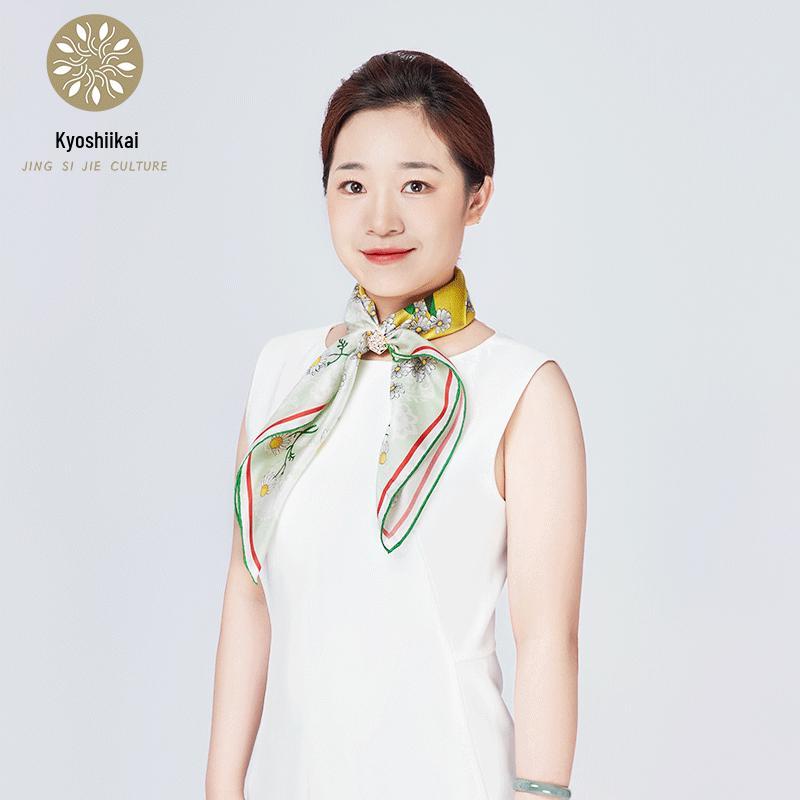 Daisy Love Mulberry Silk Scarf