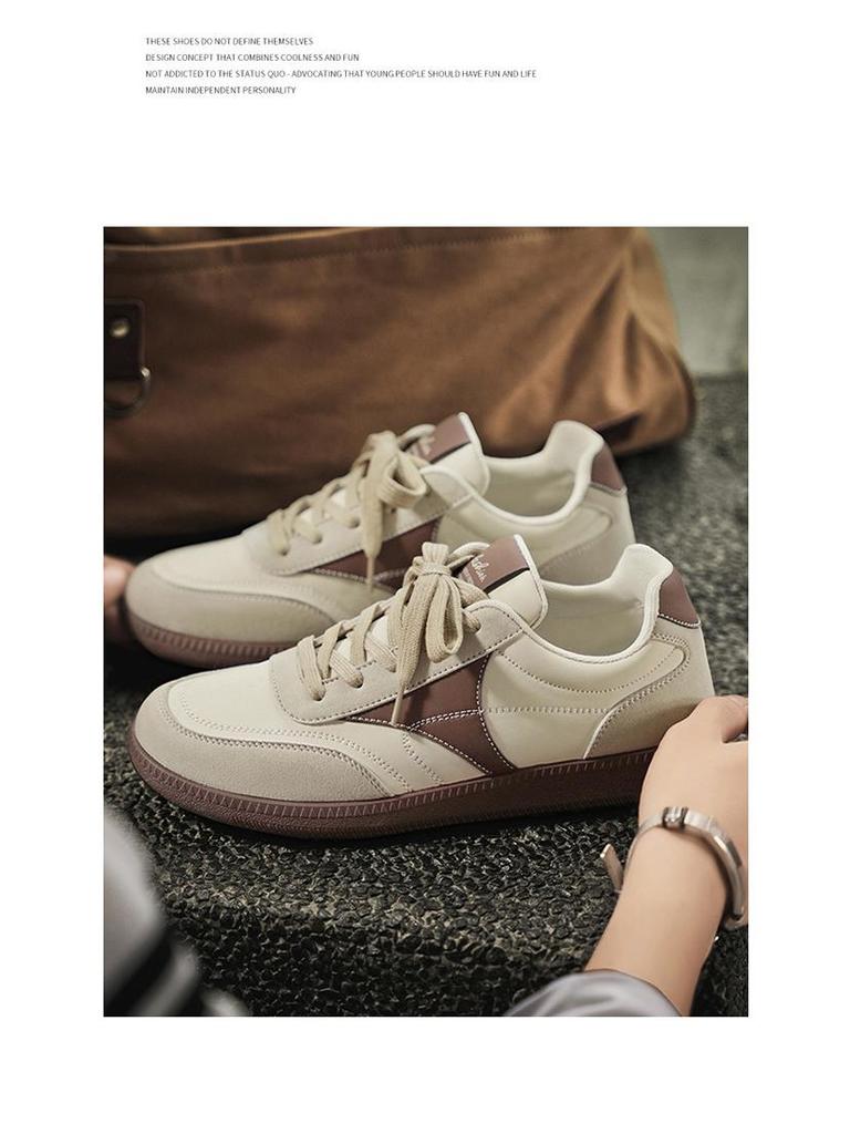 Men's Spring 2025 Trend: Versatile Thick-Soled Non-Slip Casual Skate Shoes