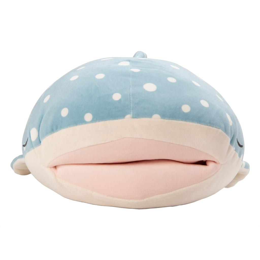 Livheart Premium Sleepy Animals Kamu Kamuzu Whale Shark Body Large 63cm In Fluffy and Jinbei-san Pillow, (approx. Length), Soft, 68840-62