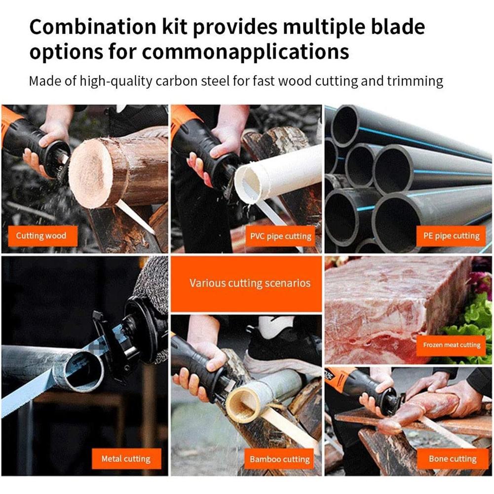 Lamă de ferăstrău din oțel carbon de 156 mm, lame de ferăstrău pentru tăierea lemnului, 180 mm, 5 bucăți