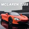 Model sportovního auta z lehké slitiny McLaren 720S v měřítku 1/24 Simulace zvuku a světla Autíčka Módní ozdoby Dárek pro chlapce