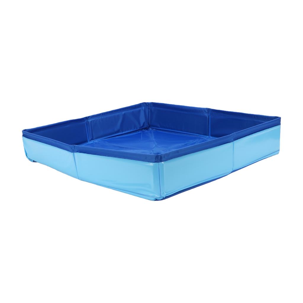 19.7in Pool Foot Bath Foldable Portable Swimming Pool Foot Bath Basin for Camping Travel Backyard
