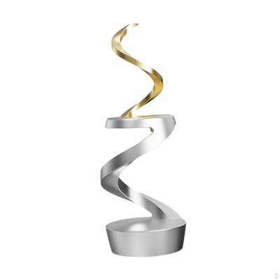 Defying Kinetic Desk Toy Desktop Rotating Gyroscope Decorative for Birthday Gift,Metal,Relaxing
