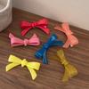 Barrettes Bowknot Hair Clips Women Hair Clips Small Duckbill Clips Letter Acetate Bow Hairpins