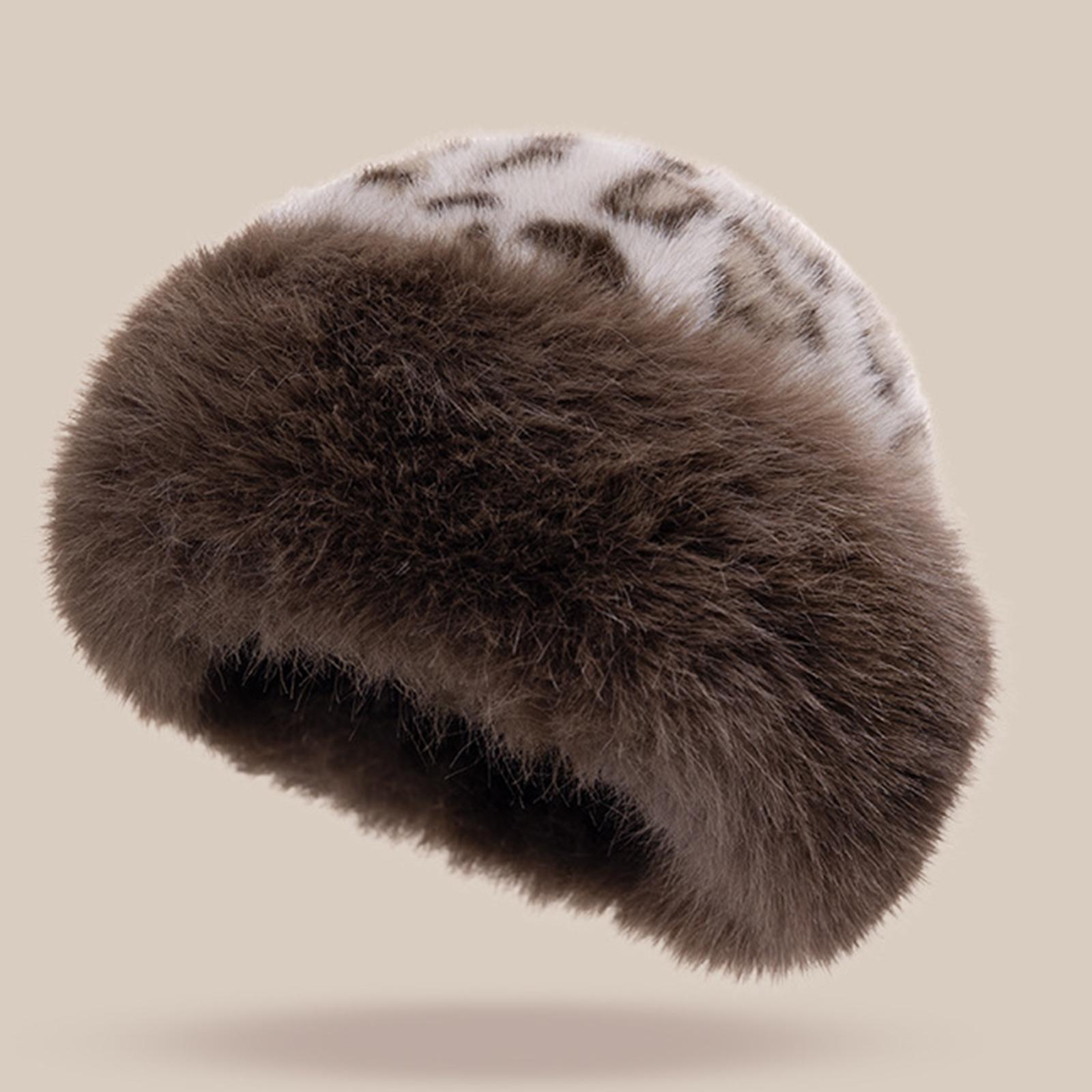 Women s Thick Warm Woolen Hat , Velvet Basin Hat One Size хаки