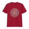 Glow In The Dark Flower Of Life Unisexdala T Shirt Sacred Geometry Unisexs Festival Gold Seed Vintage Stylish Soft Casual