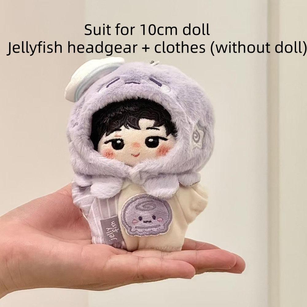 Dress Up Cotton Doll Clothes Plush Doll Jellyfish Doll Outfit 10cm Doll Clothes Kids Children