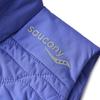 Saucony Solid Color Casual Zip Collar Vest Women vests Light-Purple Blue SC1249042A-BL36