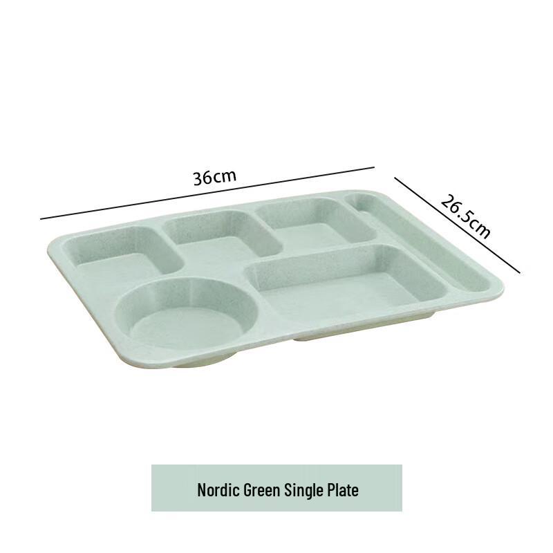 Nordic Wheat Straw Divided Meal Plate