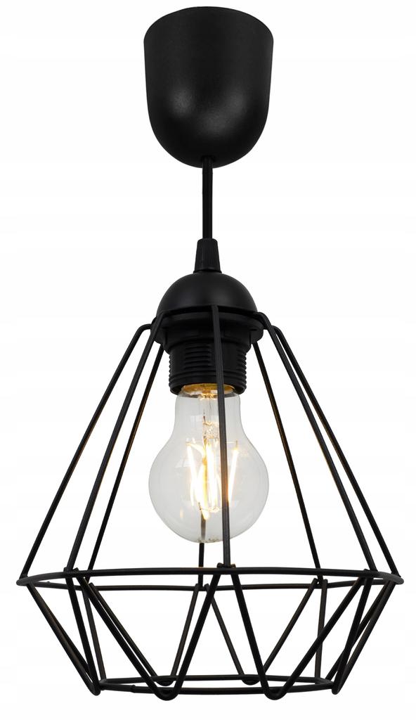 LOFT HANGING LAMP DIAMOND EDISON WIRE LED
