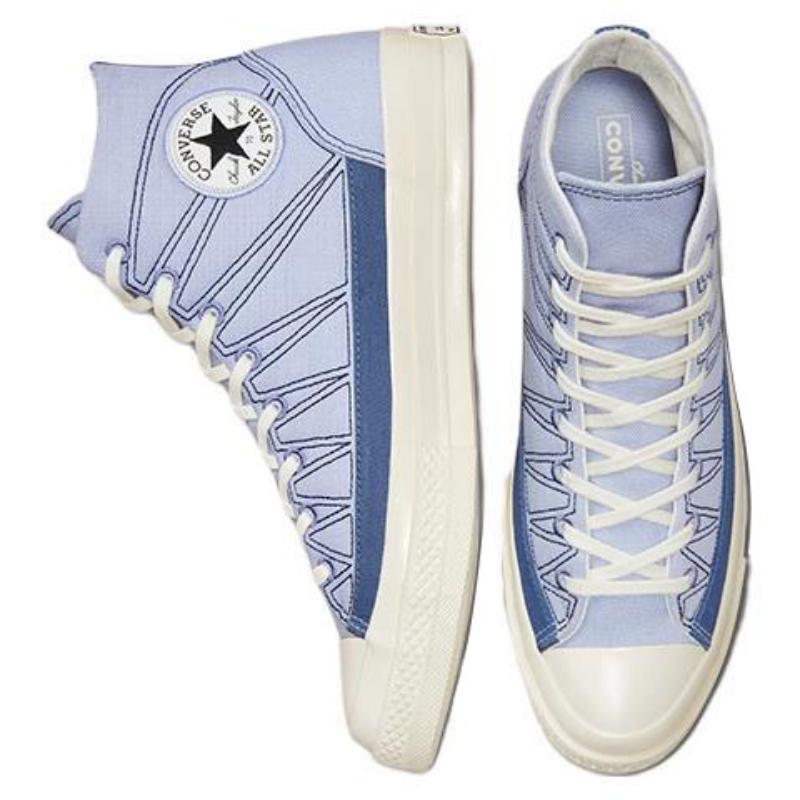 Converse Chuck Taylor All Star 1970s Comfortable and Lightweight High Top Espadrilles Unisex Purple