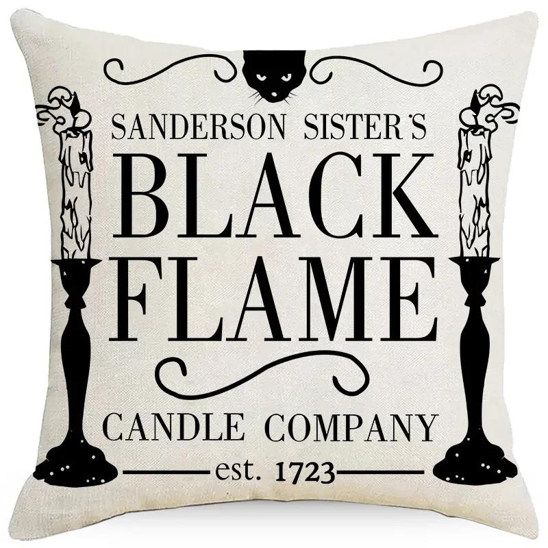 Halloween Pillow Cover Castle Pillow Cover Holiday Bedroom Living Room Decoration Cushion Cover