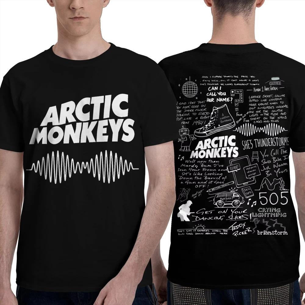

Arctic Monkeys AM Waveform & Lyric Doodle Oversized Vintage T-Shirt Women And Men Comfortable Fashion T-Shirt 4XL