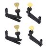 4 stk/sett metall finstemmer fiolintilbehør for 4/4 3/4 fiolin metallstrengjustering Nikkelbelagt antirust