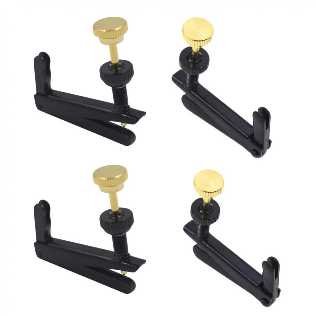 4 teile/satz Metall Feinstimmer Violine Zubehör für 4/4 3/4 Violine Metall Saitenversteller Vernickelt Anti Rost