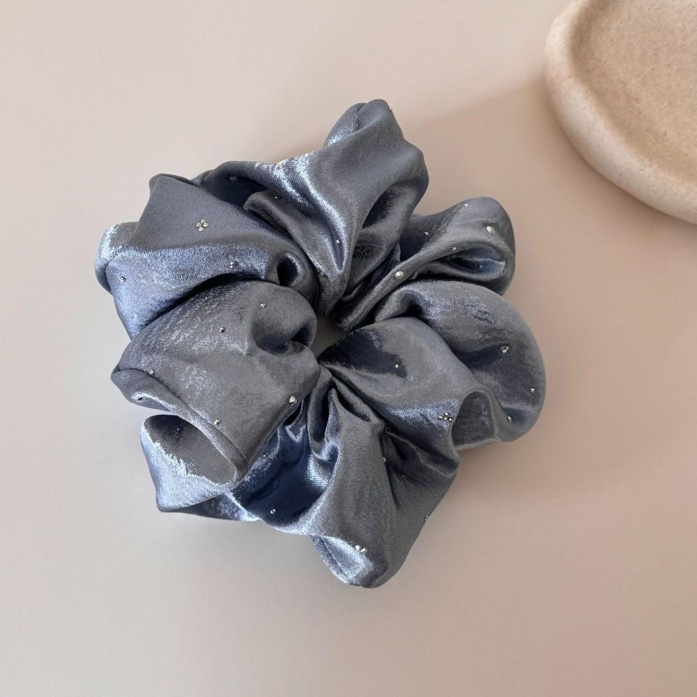 Multi Color Ponytail Hair Scrunchies Large Size Hair Bands Classic Elastic Hair Ties  Girls