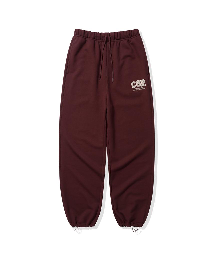 CGP Cgp Arch Logo Training Pants_Burgundy