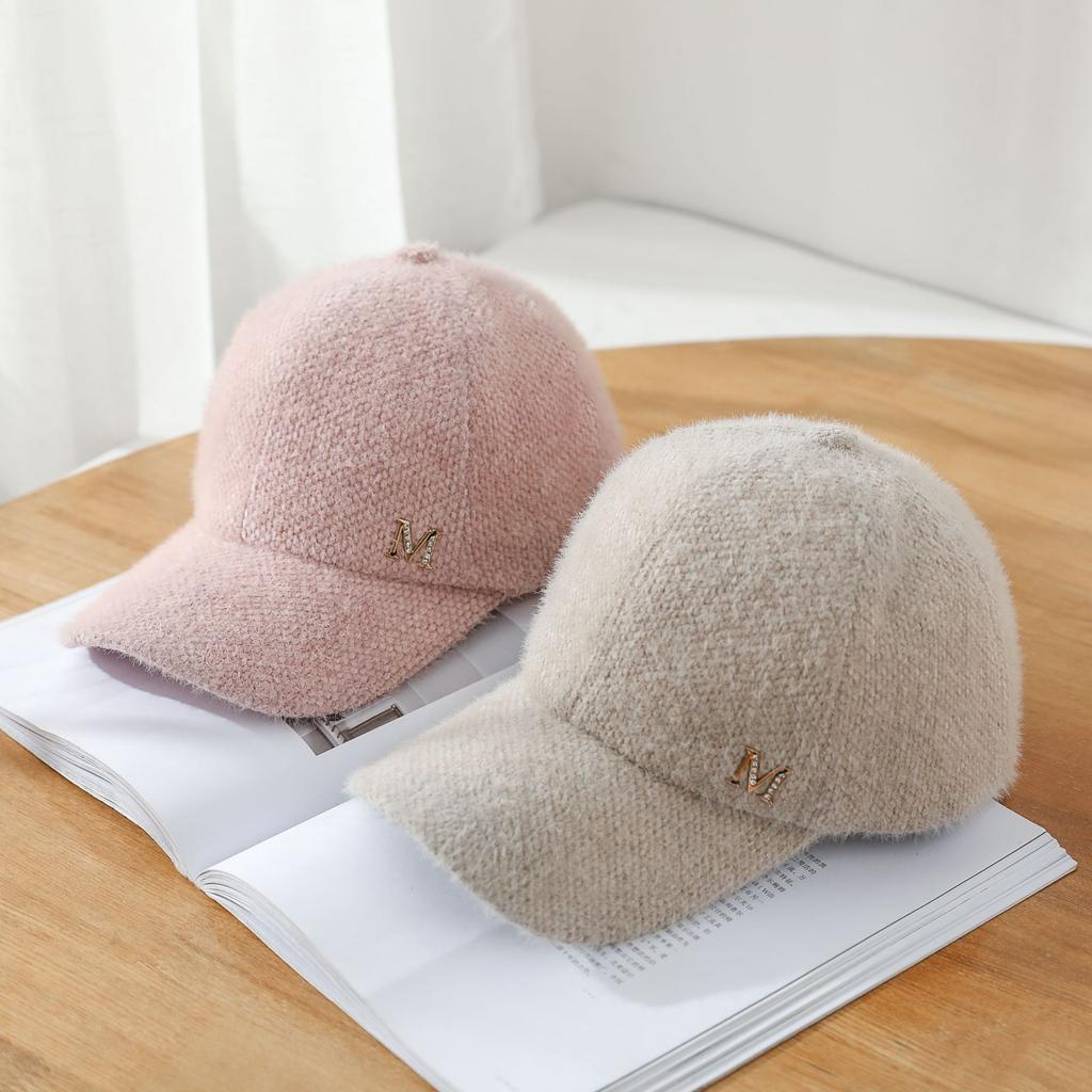 Șapcă de baseball unisex confortabilă din lână pentru iarnă - Închidere cu comutator reglabil, ușoară, tricotată, perfectă pentru ocaziile de Anul Nou și activități în aer liber