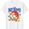 Camiseta de Aniversário do Sonic The Hedgehog É Meu Aniversário Knuckles