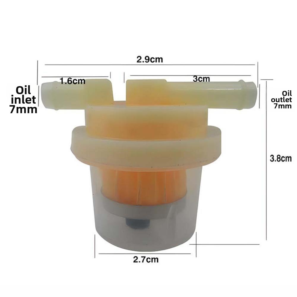 1/3Pcs Plastic Motorcycle Fuel Filter Inline Structure Gasoline Fuel Filter Motorcycle Accessories