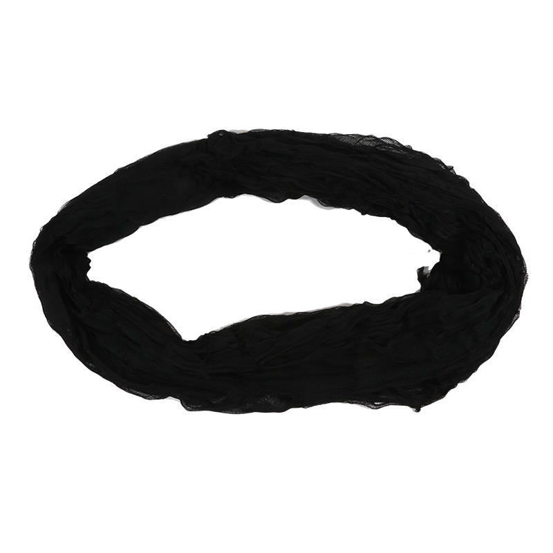 Creepy Cloth for Halloween Decoration Scary Party Scene Prop Horror House Window Table Door Net Black and White Yarn Gauze