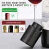Vacuum 12pc Wine Bottle Cap Stopper Sealed Storage Vacuum Memory Wine Stopper Push Style Barware Wine Cork Black Bar Tools