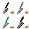 Ceramic Knife 3 4 5 6 Inch Sharp Kitchen Chef Knives Utility Slicer Paring Serrated Bread Meat Cleaver with Sheaths Black Blade