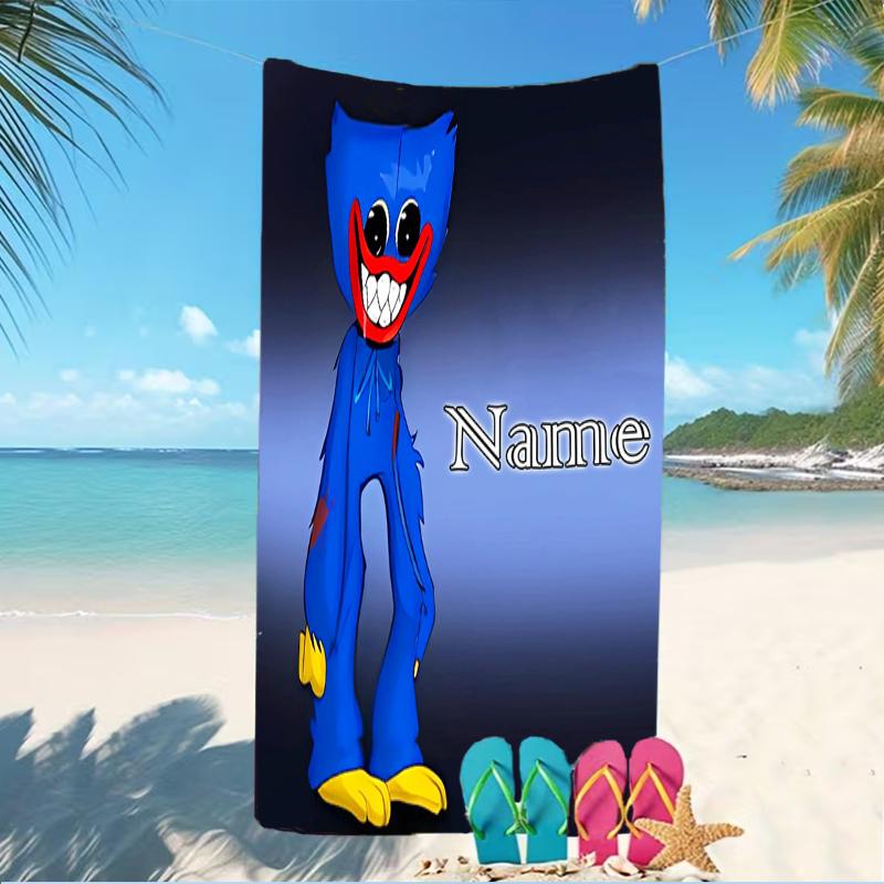 Customizable personalized beach towels Poppy Playtime themed designs.Suitable for the beach, yoga, sports;ideal as beach accessories