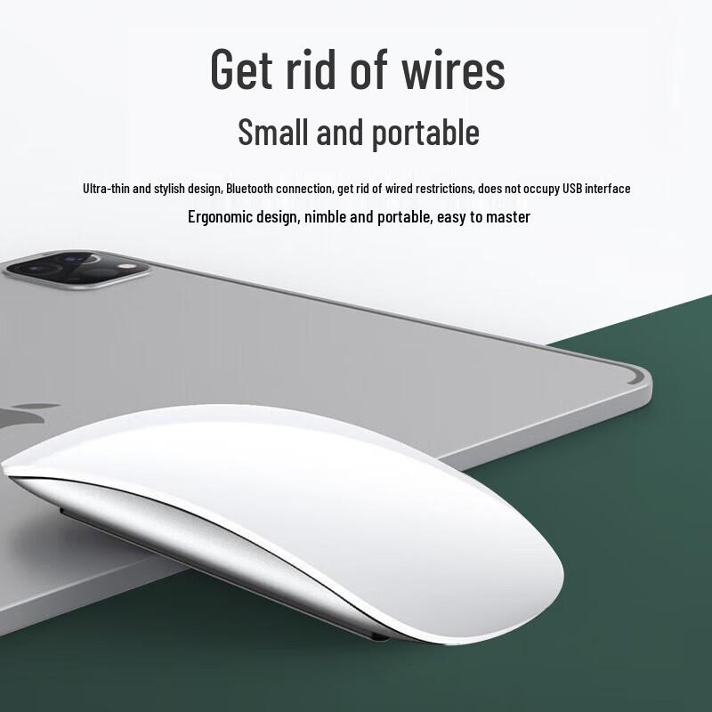 Soying Wireless Bluetooth Touch Mouse for iPad & MacBook