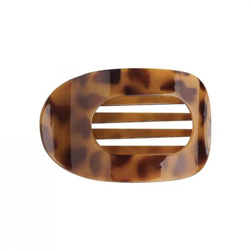 No-frills-headed Abalone Clip for Women, High-end Style, New Style, Large Duckbill Clip, Hair Clip, One-word Clip for the Back of the Head