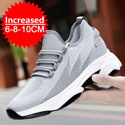 Scarpe da ginnastica da uomo Scarpe con rialzo Scarpe per aumentare l'altezza da uomo Casual Soletta 10 cm 8 cm 6 cm Tacchi opzionali Mocassini Uomo più alto Sport