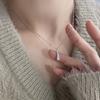 Elegant Water Drop Necklace for Women 925 Sterling Silver with Frosted Zirconia Dainty Everyday Fine Jewelry Gift