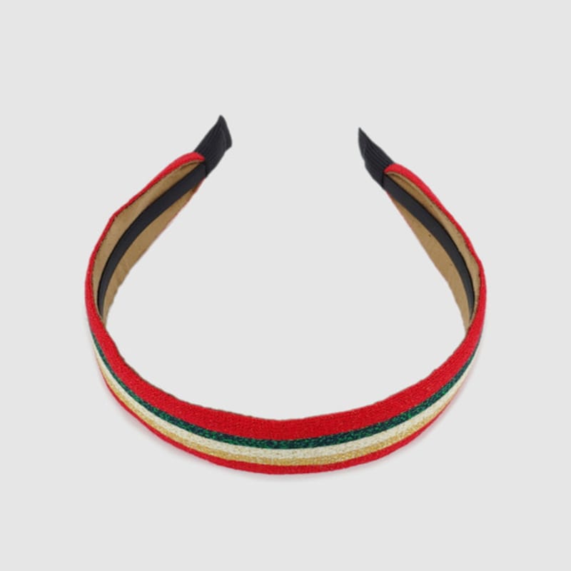 LALA Pearl Knit Hairband Red P