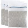 Lingerie Bags for Washing Delicates 3Pcs, Laundry Wash Bag, Honeycomb Mesh Laundry Bag 12x16 Inch Medium