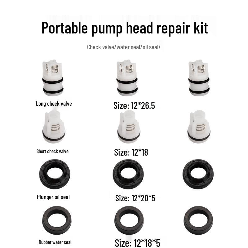

Бытовой ручной автоматический насос омывателя, ремонтный комплект с уплотнениями и односторонним клапаном.